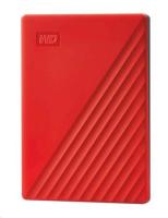 WD HDD My Passport® 2TB Rdeč, USB 3.0 (2.0), Backup™, Security™, Drive Utilities™