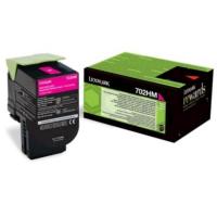 Lexmark TONER MAGENTA št. 702HC XL ZA CS310, CS410 IN CS510 ZA 3.000 STRANI
