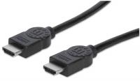 Manhattan HDMI High Speed kabel 3 m črn