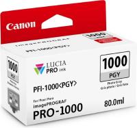 Canon ČRNILO PFI-1000 PHOTO GREY ZA IMAGEPROGRAF PRO-1000, 80 ml
