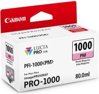 Canon ČRNILO PFI-1000 PHOTO MAGENTA ZA IMAGEPROGRAF PRO-1000, 80 ml