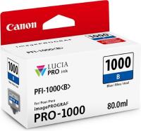 Canon ČRNILO PFI-1000 BLUE ZA IMAGEPROGRAF PRO-1000, 80 ml