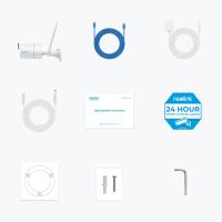 Reolink  IP Kamera W320 Wi-fi, 5MP, Zunanja, Nočni vid, Bela