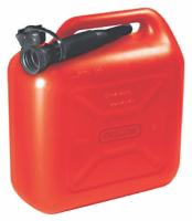 POSODA ZA GORIVO RDEČA 10 L, S TULCEM ZA NALIVANJE