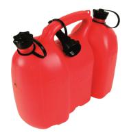POSODA RDEČA ZA GORIVO 6L IN OLJE 3L, Z GIBLJIVIM DULCEM