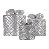 LED darila, 3 velikosti, notranja, hladna bela, časovnik