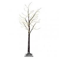 LED božična veriga, 120 cm, zunanja in notranja, topla bela, časovnik