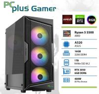RAČUNALNIK PC PLUS GAMER Ryzen5/16GB/RTX3050/1TB + WINDOWS 11 PRO
