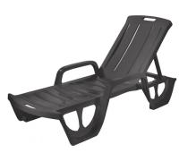 LEŽALNIK FLORIDA GRAFIT 