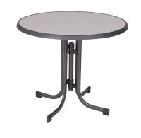 KOVINSKA MIZA ANTRACIT FI 85 CM 