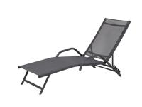 KOVINSKI LEŽALNIK TEMNO SIV 