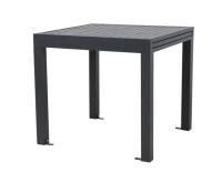 KOVINSKA IZVLEČNA MIZA TEMNO SIVA