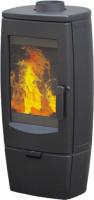 PLAMEN kamin Gala - črna emajlirana